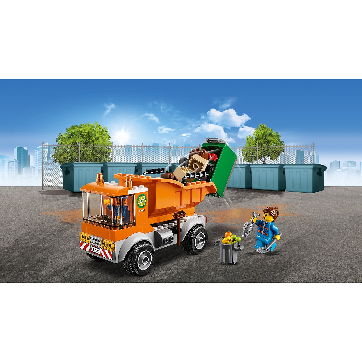 Конструктор из серии Lego City Great Vehicles – Мусоровоз  